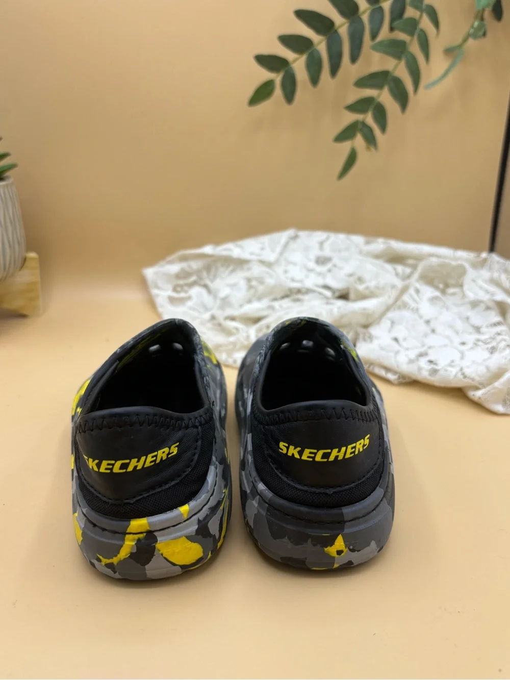 Skechers Foamies Guzman Steps Camo Water Shoes Toddler Size 9